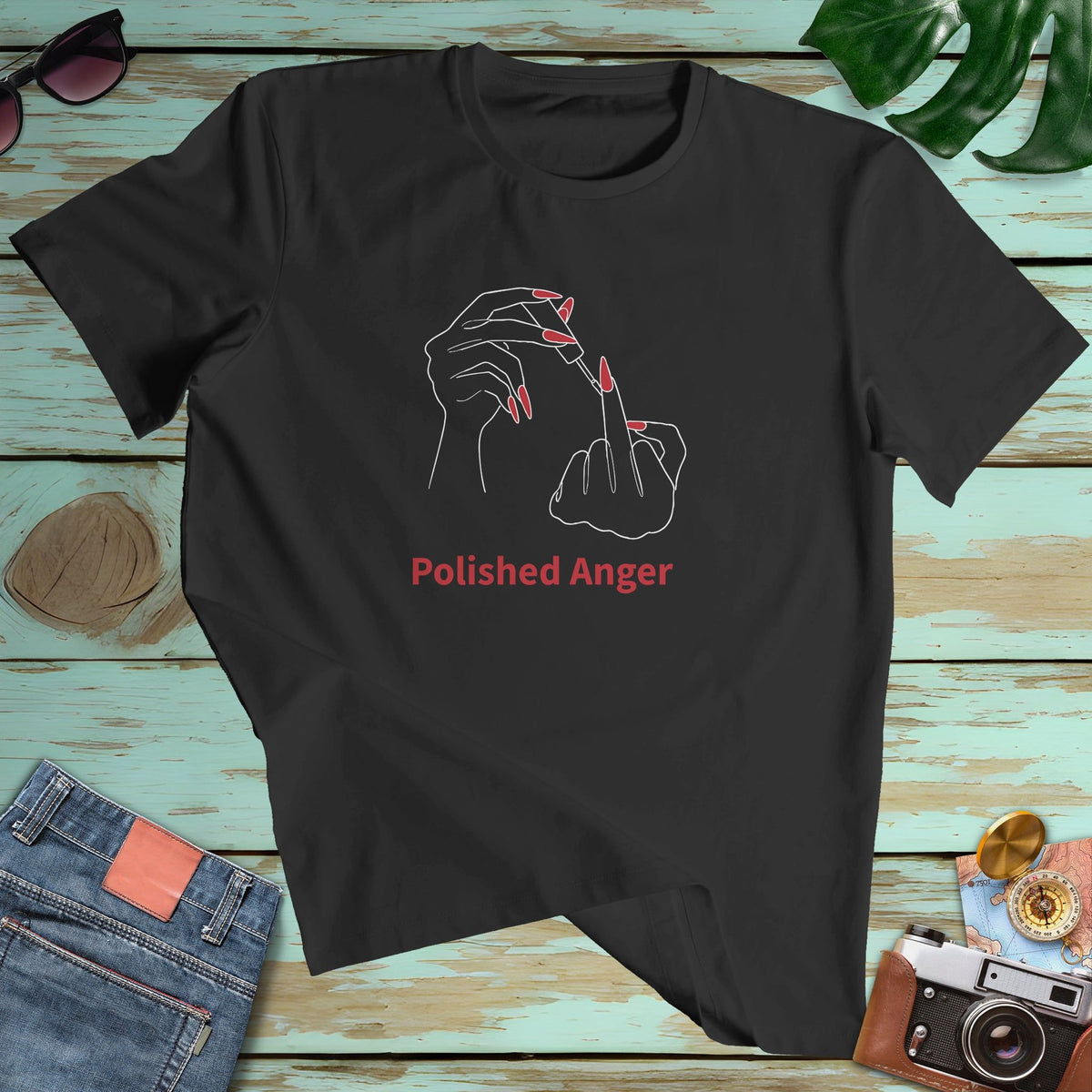 Polished Anger Nail Polish Middle Finger