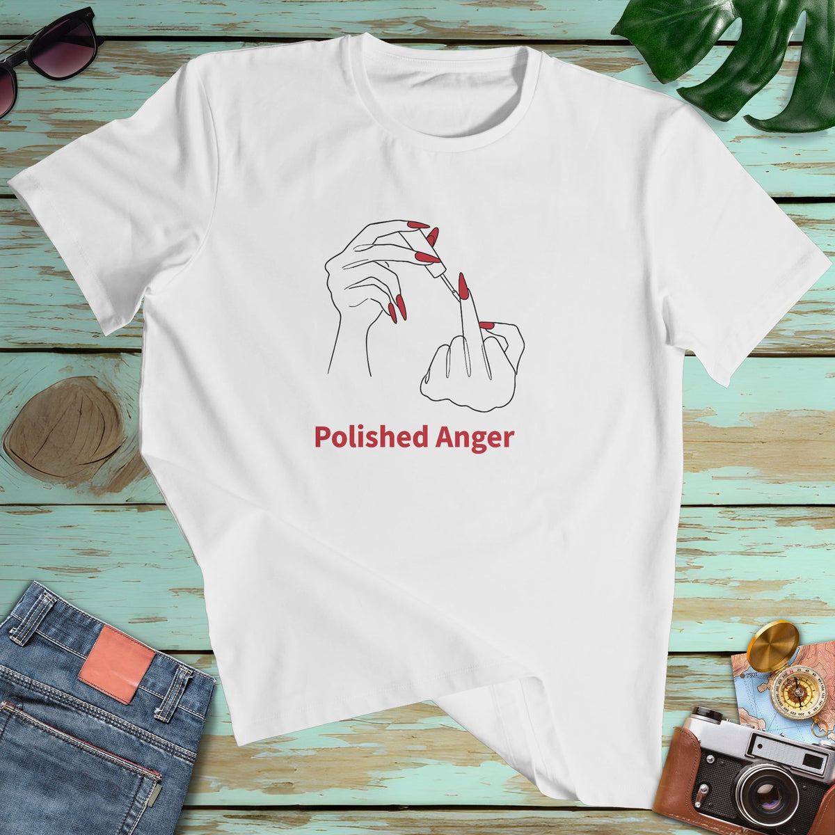 Polished Anger Nail Polish Middle Finger