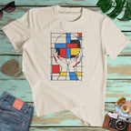 Modern Pop Art Graphic Tee Mondrian