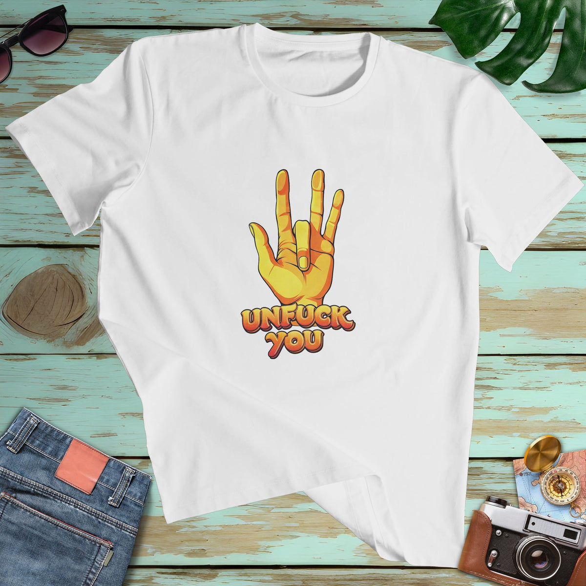 Unfuck You Sarcastic Hand Gesture