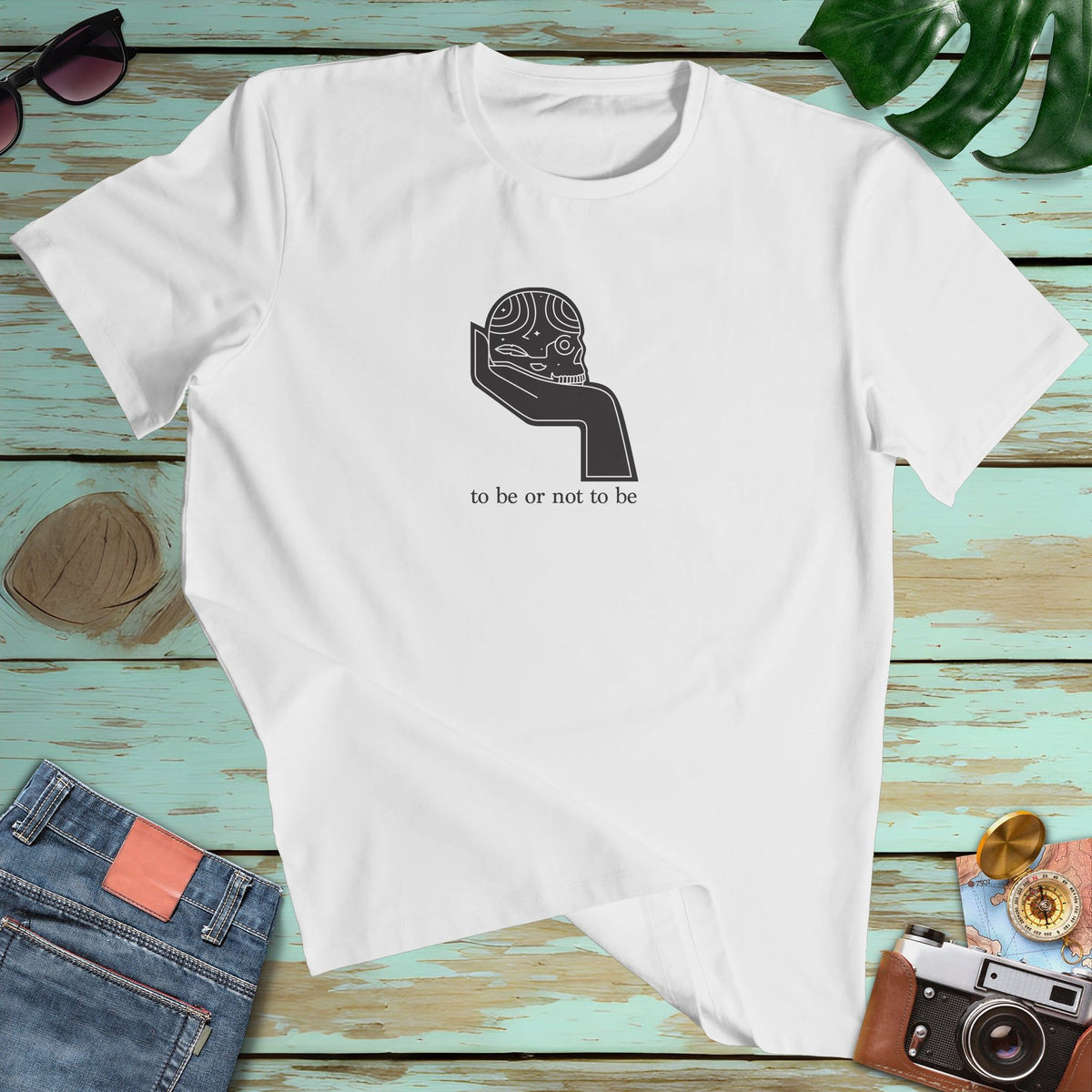 To Be or Not To Be Existential Skull
