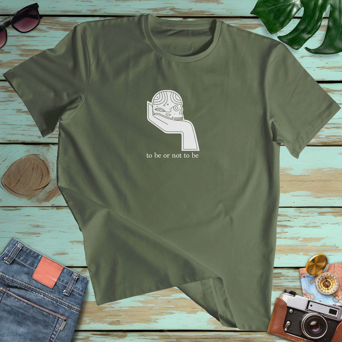 To Be or Not To Be Existential Skull