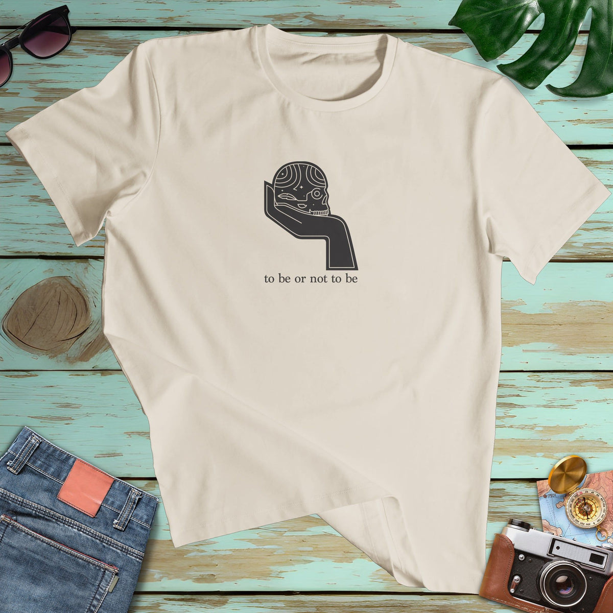To Be or Not To Be Existential Skull