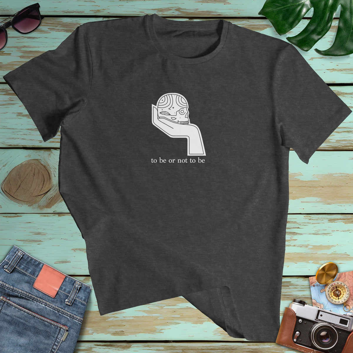 To Be or Not To Be Existential Skull