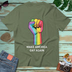 Colorful Defiance Rainbow Fist