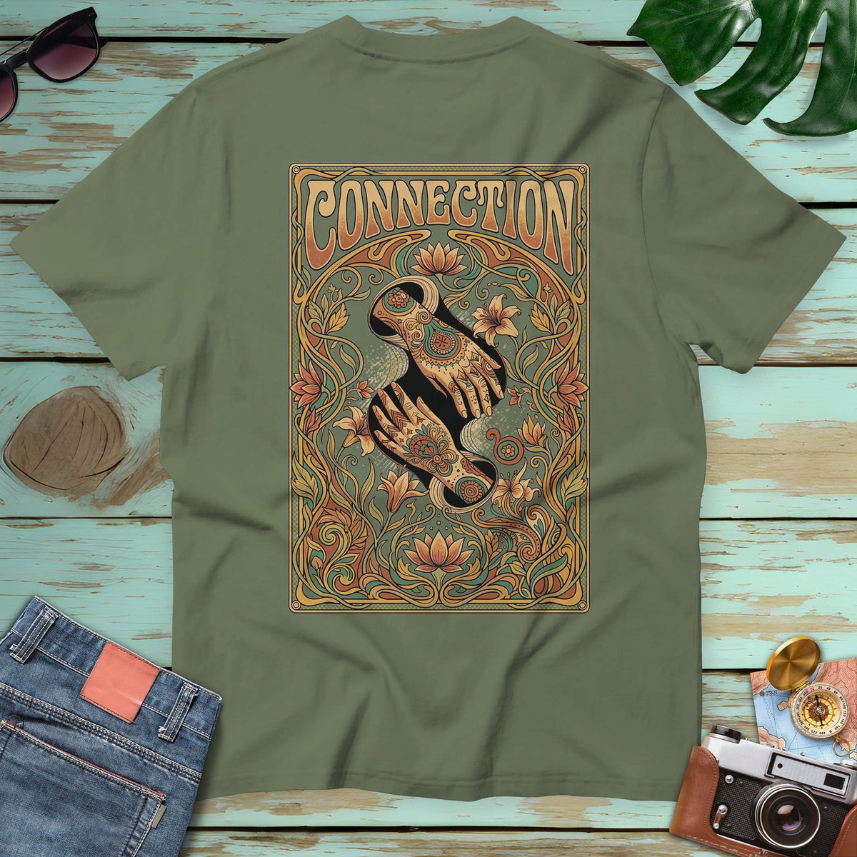 Psychedelic "Connection" Hand