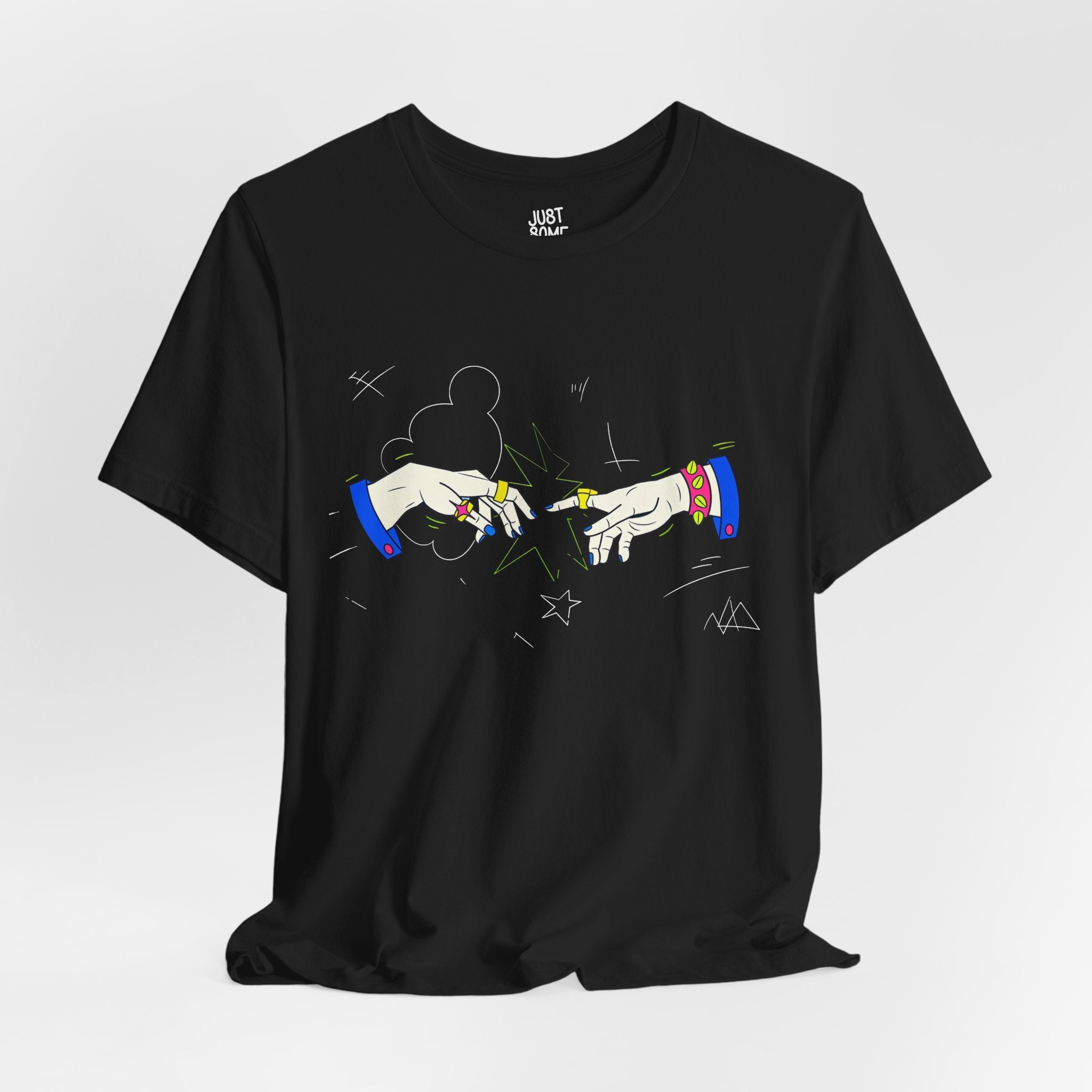 Modern Creation Punk Hands T-Shirt | Pop-Art Graphic Tee