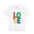 Tangled Love Abstract Pop Art T-Shirt | Retro Typography Graphic Tee