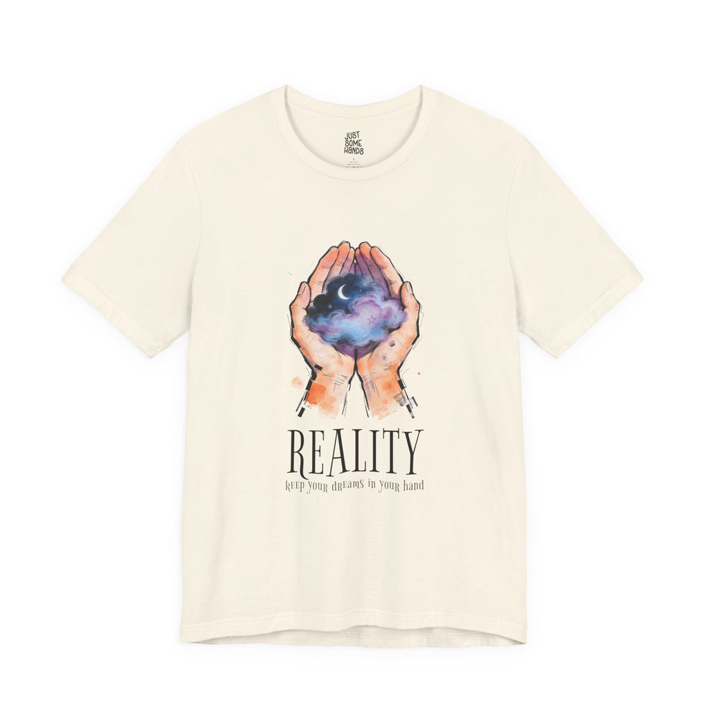 Reality Check Cloud Hands T-Shirt | Dreamy Watercolor Graphic Tee