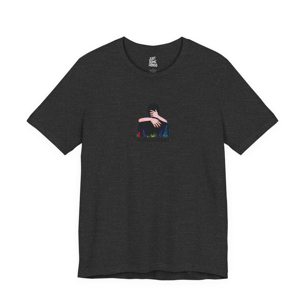 Nonexistent Abstract Hug T-Shirt | Emotional Grunge Graphic Tee