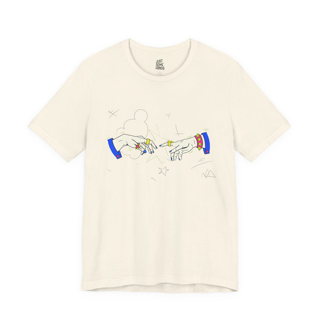 Modern Creation Punk Hands T-Shirt | Pop-Art Graphic Tee