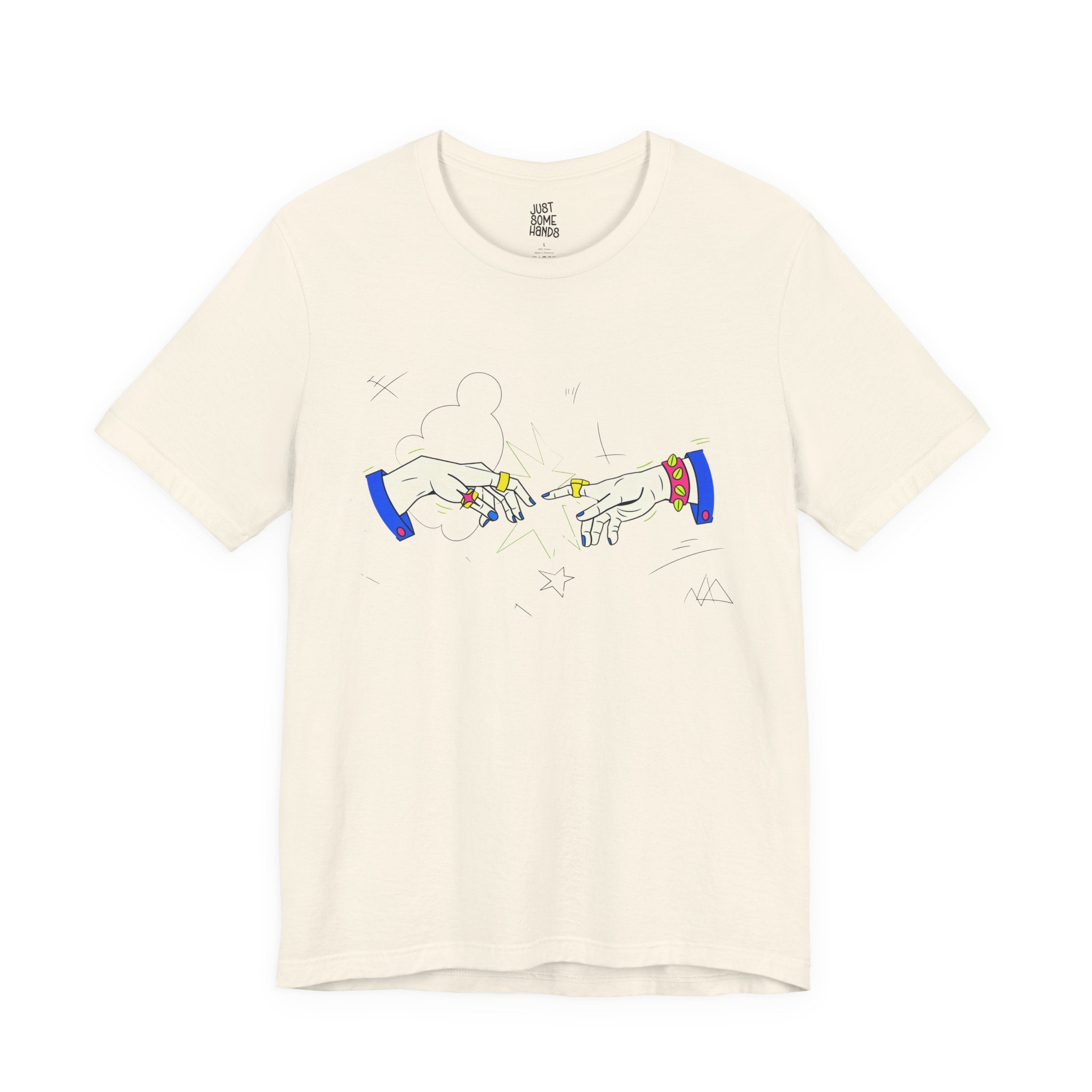 Modern Creation Punk Hands T-Shirt | Pop-Art Graphic Tee