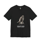 Dark Prayer Grunge Hands T-Shirt | Edgy Street Goth Graphic Tee
