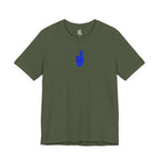 Delusion Colorful Fingers Crossed T-Shirt | Sarcastic Artistic Graphic Tee