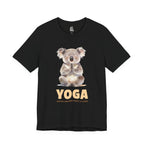 Yoga: Because Punching People is Illegal T-Shirt | Sarcastic Mindfulness Graphic Tee