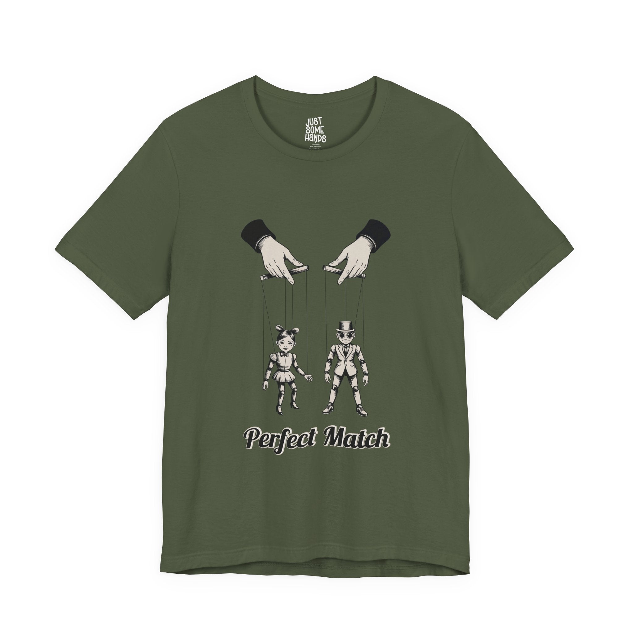 Perfect Match Marionette Graphic Tee | Dark Humor Vintage Puppet Shirt