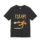 Escape Almost - Sarcastic Running Woman Caught by Hand Graphic T-Shirt
