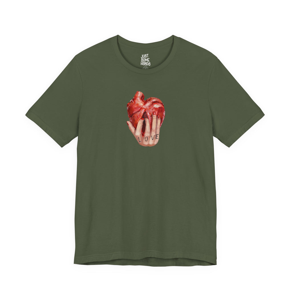 Tainted Love Anatomical Heart T-Shirt | Edgy Grunge Graphic Tee