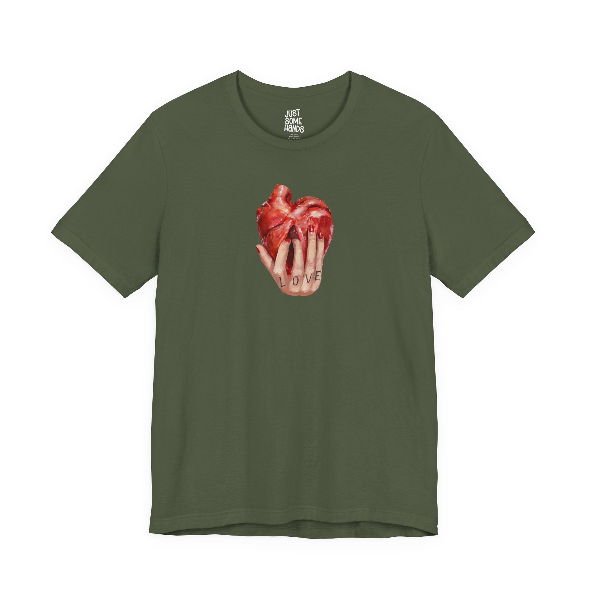 Tainted Love Anatomical Heart T-Shirt | Edgy Grunge Graphic Tee