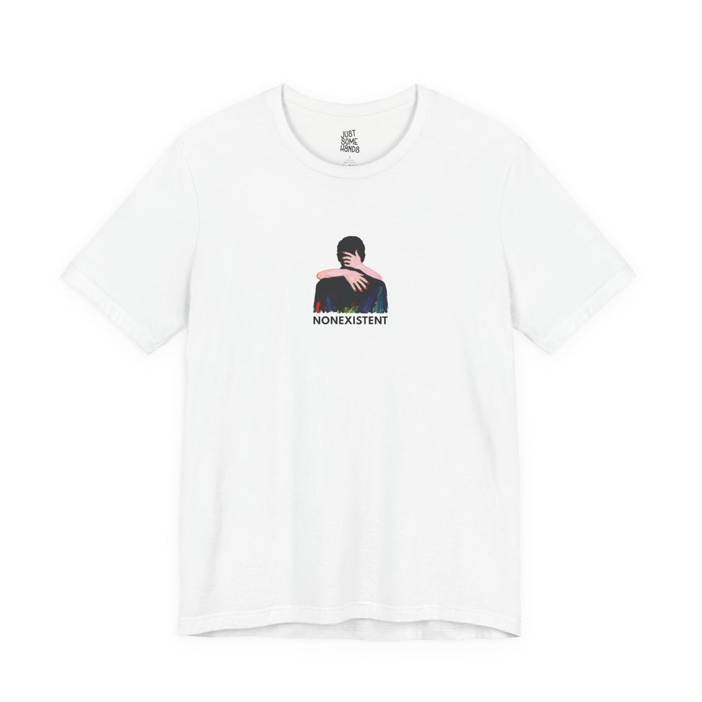 Nonexistent Abstract Hug T-Shirt | Emotional Grunge Graphic Tee