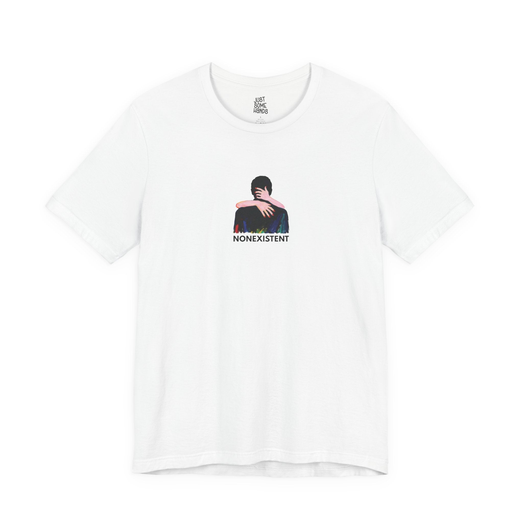 Nonexistent Abstract Hug T-Shirt | Emotional Grunge Graphic Tee
