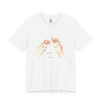 Passion in Hands Watercolor Art T-Shirt | Romantic Aesthetic Graphic Tee