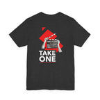 Take One Cinematic Clapperboard T-Shirt | Modern Film Maker Graphic Tee