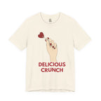 Delicious Crunch Heart Lollipop T-Shirt | Sarcastic Dark Romance Graphic Tee