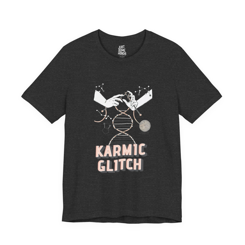 Karmic Glitch Celestial DNA T-Shirt | Sarcastic Astrology Graphic Tee