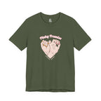 Pinky Promise Heart Hands T-Shirt | Sweet Aesthetic Matching Graphic Tee