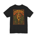 Psychedelic "Good Vibes" T-Shirt | Vintage 70s Stoner Graphic Tee