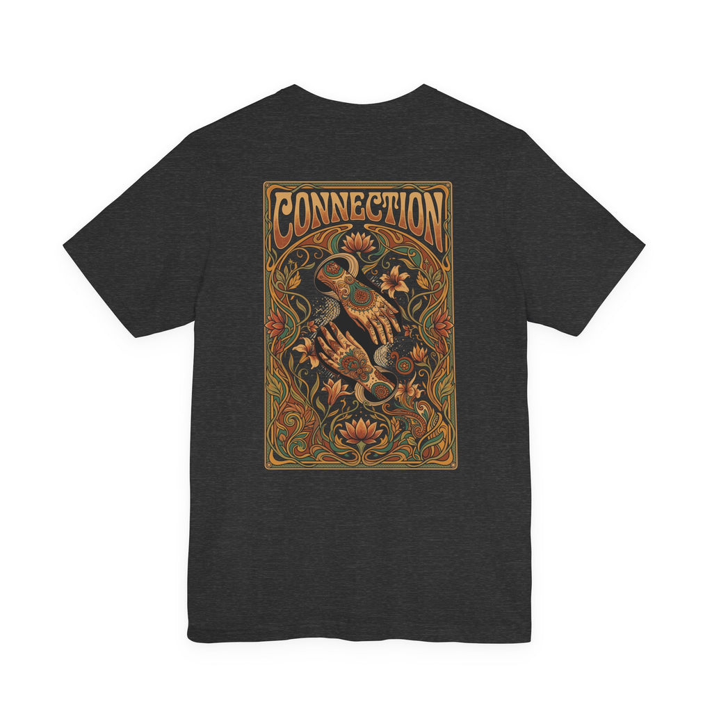 Psychedelic "Connection" Hand T-Shirt | Vintage Art Nouveau Graphic Tee
