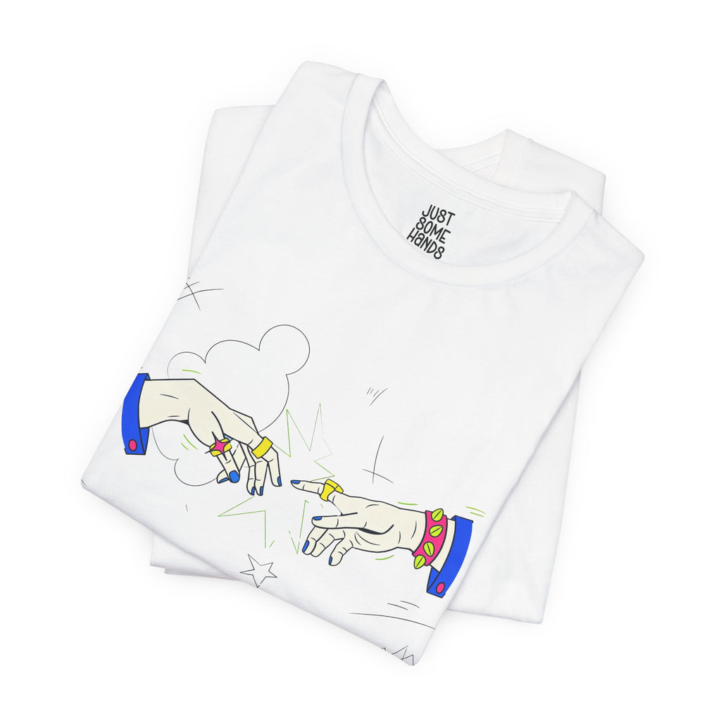 Modern Creation Punk Hands T-Shirt | Pop-Art Graphic Tee