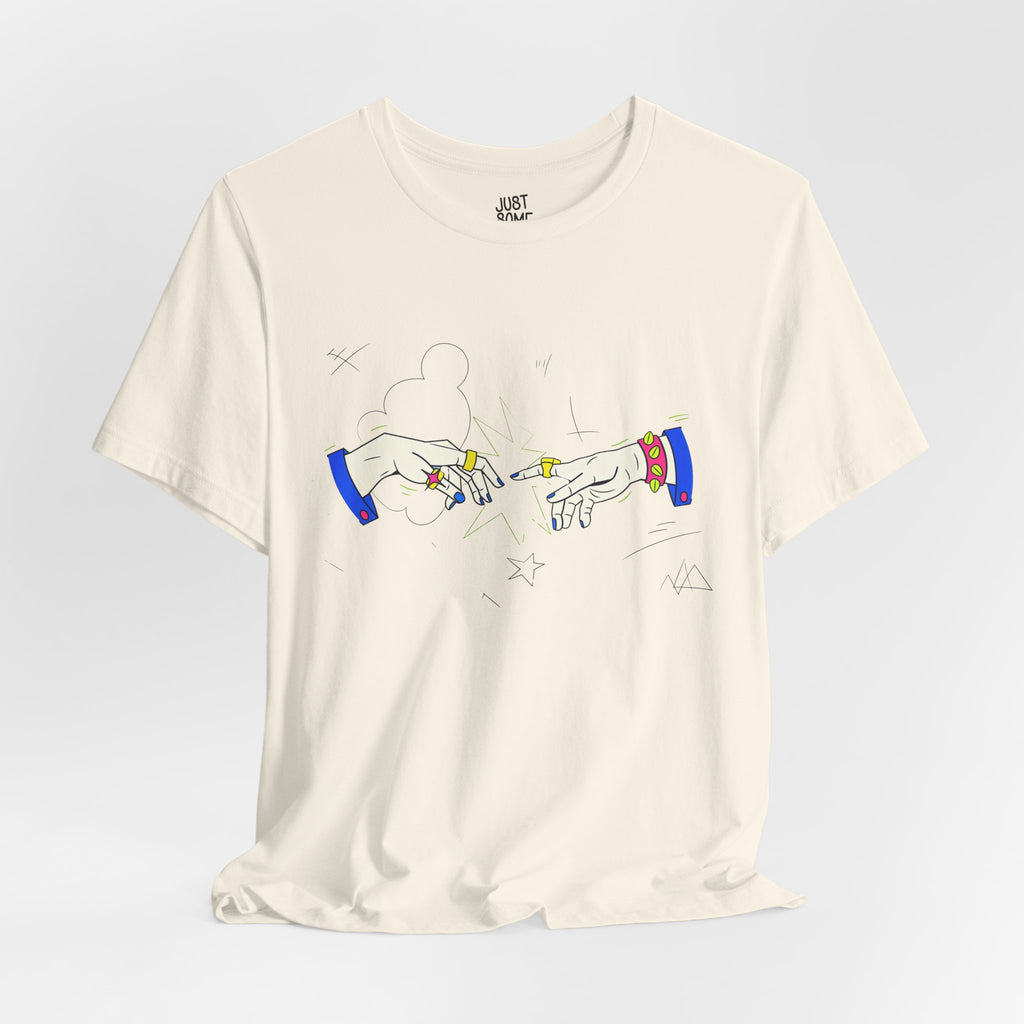 Modern Creation Punk Hands T-Shirt | Pop-Art Graphic Tee