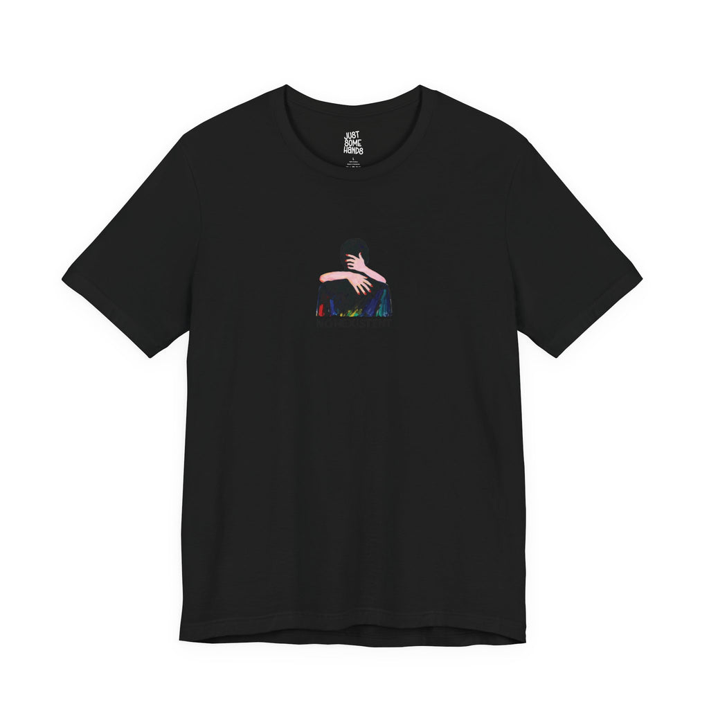 Nonexistent Abstract Hug T-Shirt | Emotional Grunge Graphic Tee