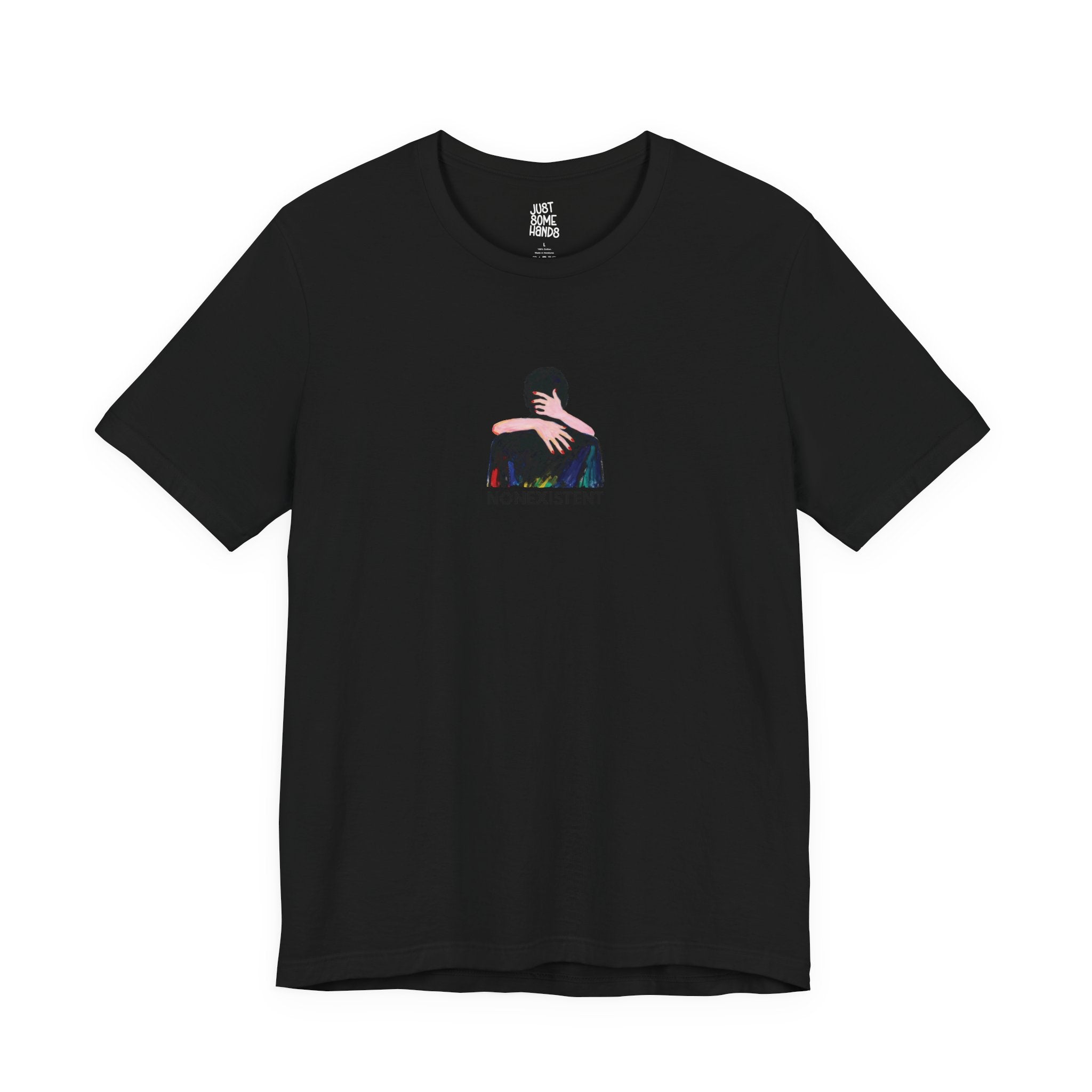 Nonexistent Abstract Hug T-Shirt | Emotional Grunge Graphic Tee