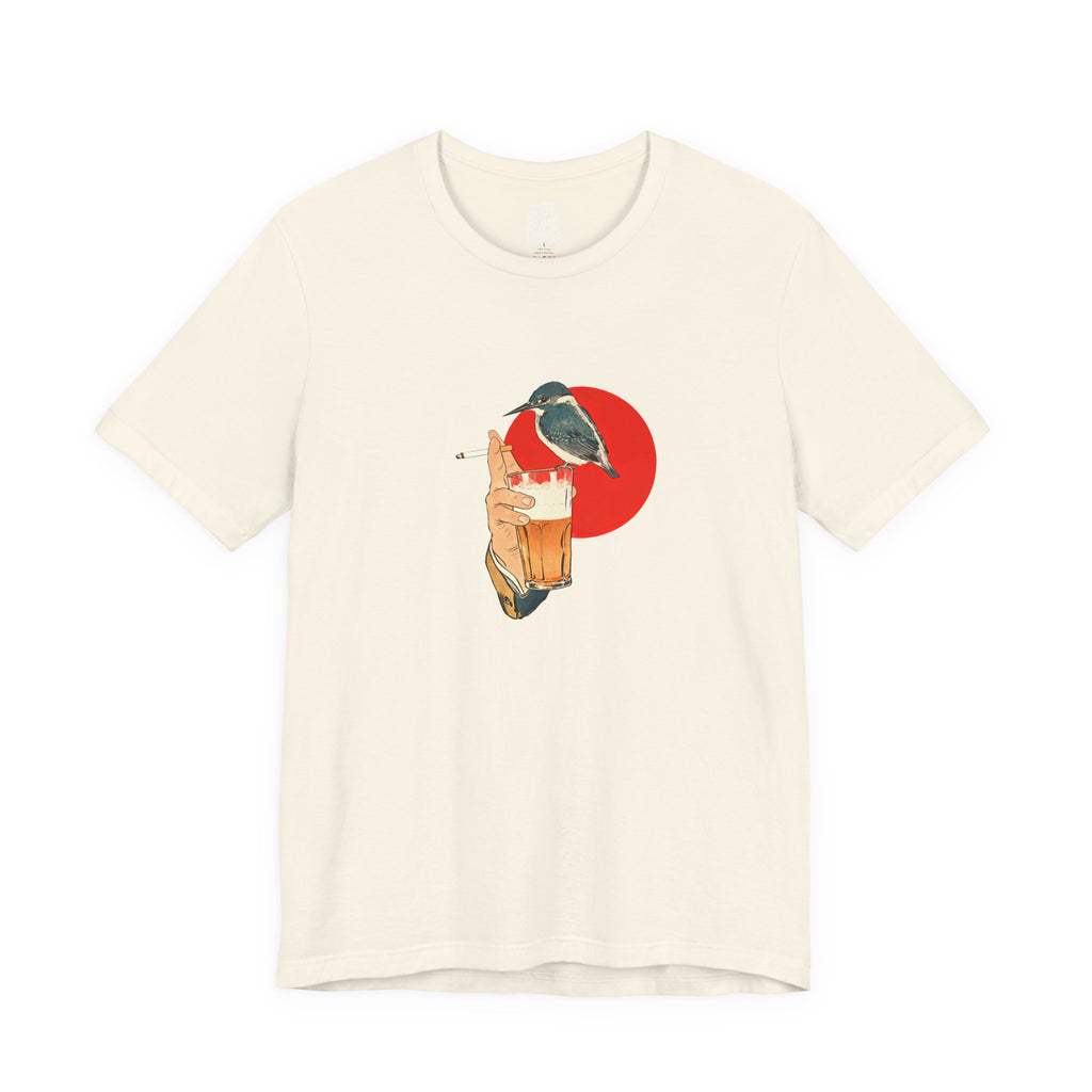Drinking Buddy Vintage Beer & Bird T-Shirt | Retro Pub Culture Graphic Tee