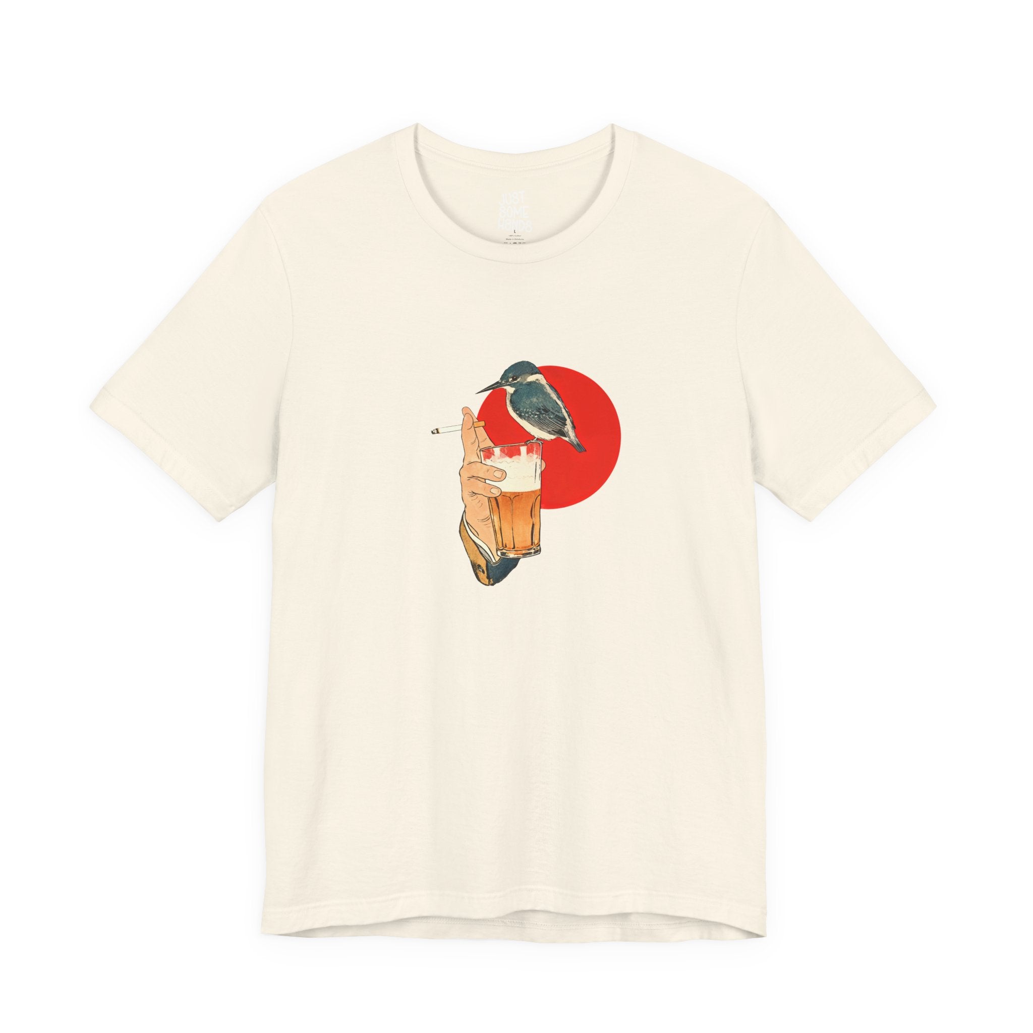 Drinking Buddy Vintage Beer & Bird T-Shirt | Retro Pub Culture Graphic Tee