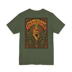 Psychedelic "Good Vibes" T-Shirt | Vintage 70s Stoner Graphic Tee