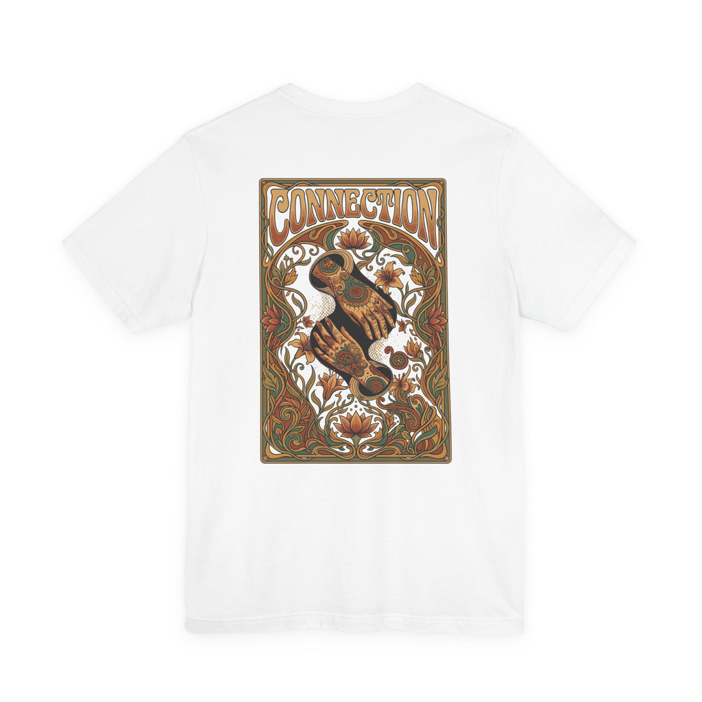 Psychedelic "Connection" Hand T-Shirt | Vintage Art Nouveau Graphic Tee