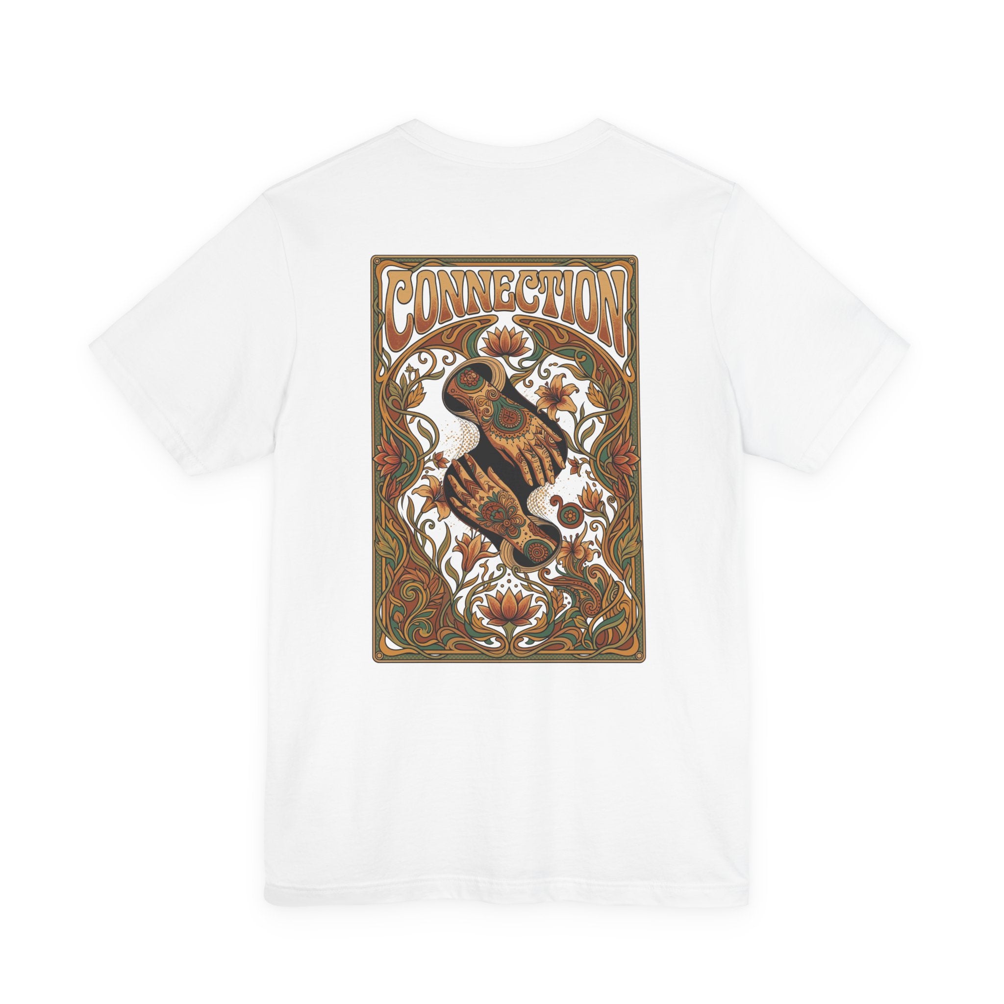 Psychedelic "Connection" Hand T-Shirt | Vintage Art Nouveau Graphic Tee