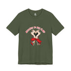 Addicted to Red Flags Tattooed Hands T-Shirt | Sarcastic Dating Graphic Tee