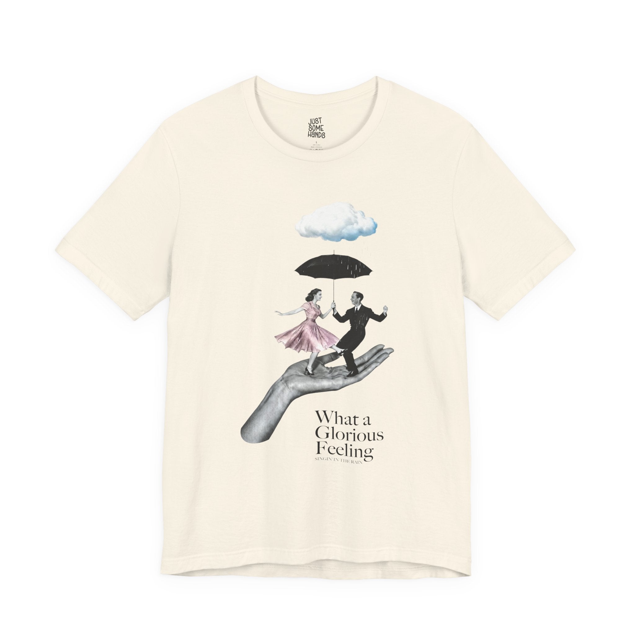 Singin' in the Rain Surreal Hand T-Shirt | Vintage Cinematic Collage Tee