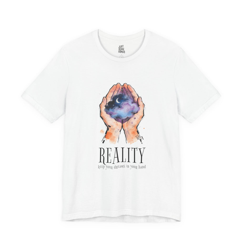 Reality Check Cloud Hands T-Shirt | Dreamy Watercolor Graphic Tee