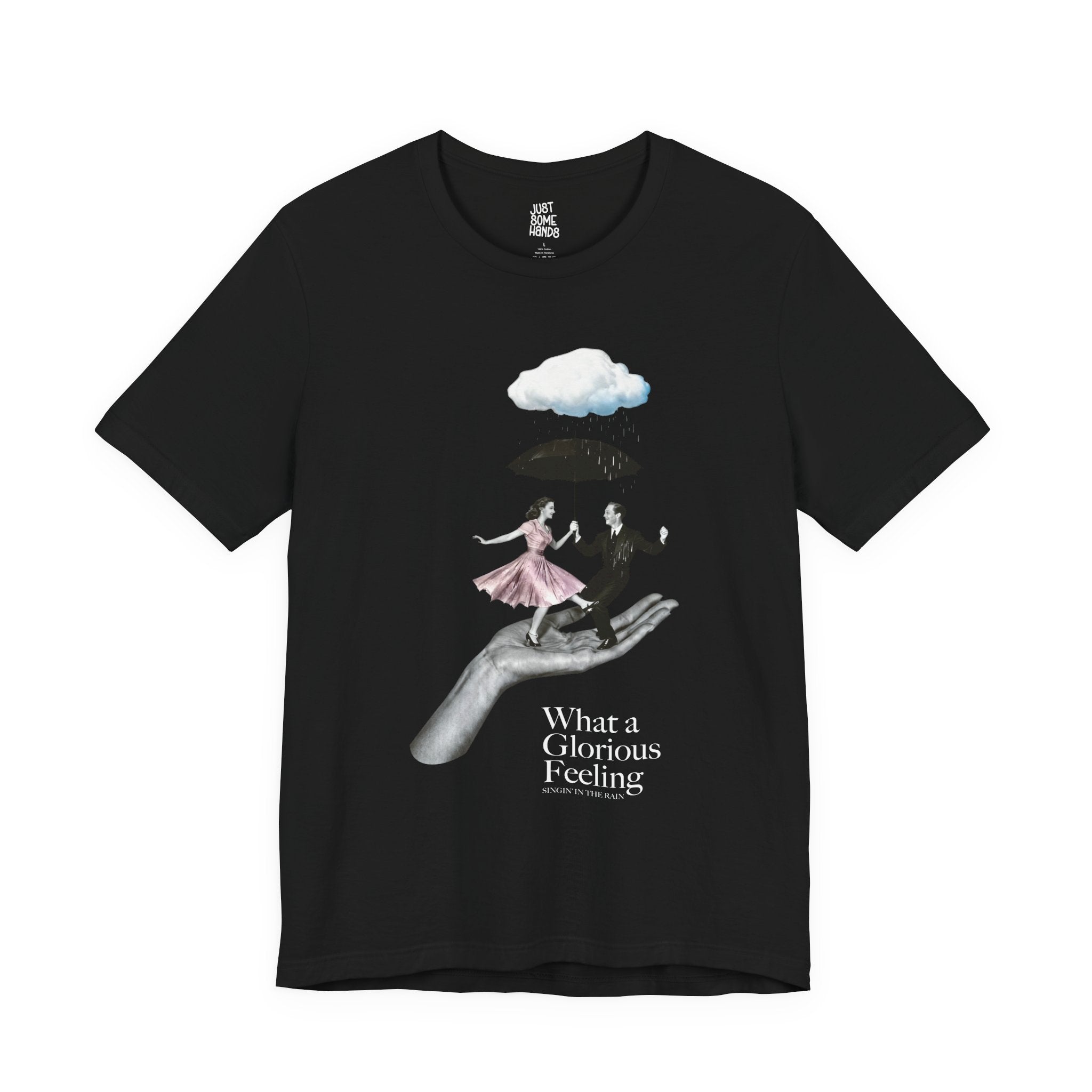 Singin' in the Rain Surreal Hand T-Shirt | Vintage Cinematic Collage Tee