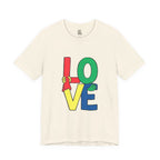 Tangled Love Abstract Pop Art T-Shirt | Retro Typography Graphic Tee